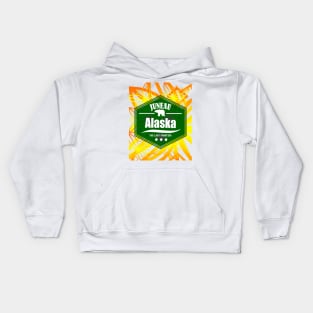 Alaska Aurora, Juneau Kids Hoodie